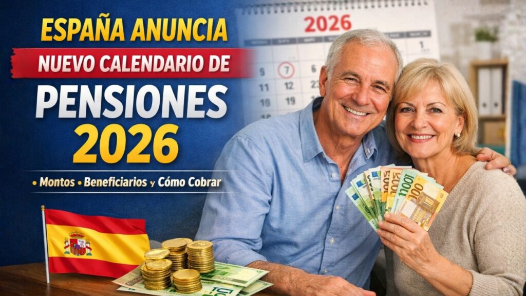 España Anuncia Nuevo Calendario de Pensiones 2026: Montos, Beneficiarios y Cómo Cobrar