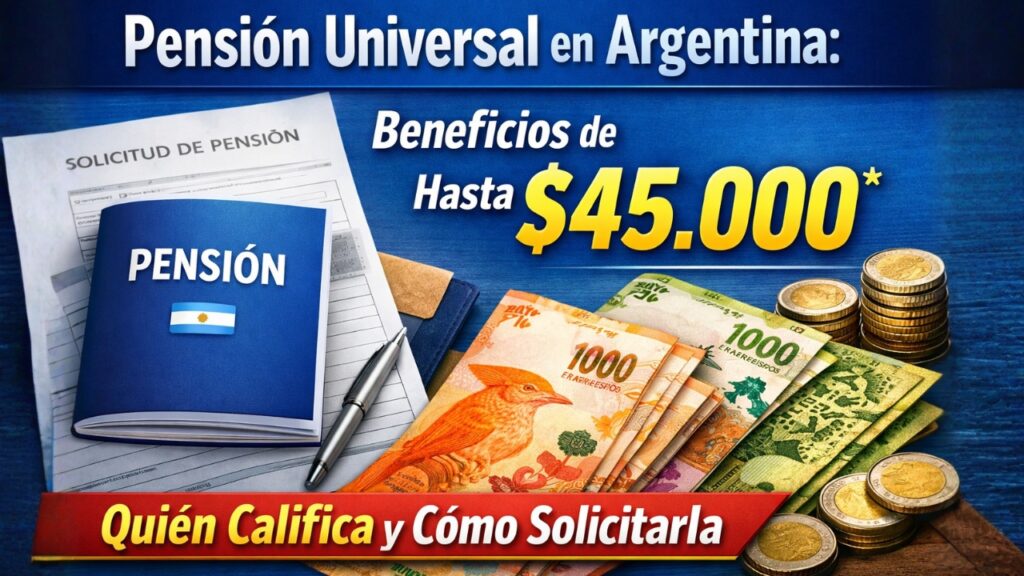 Pensión Universal en Argentina: Beneficios de Hasta $45,000, Quién Califica y Cómo Solicitarla